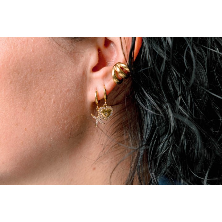FAUX PIERCING ETOILE ACIER INOXYDABLE SILVER PETIT PRIX
