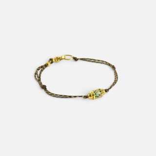 Bracelet Cordon Multicolore Tube Judith | Brin de Cuivr