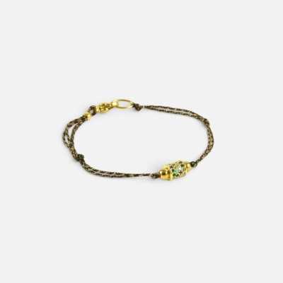 Bracelet Cordon Multicolore Tube Judith | Brin de Cuivr