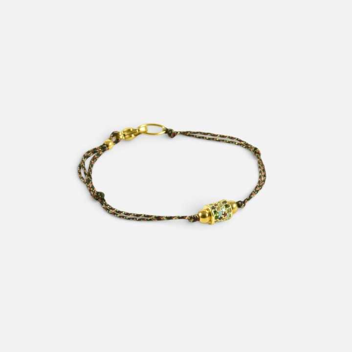 Bracelet Cordon Multicolore Tube Judith | Brin de Cuivr