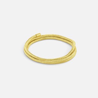 Bracelet Collier Souple Doré Aimanté Virginie | Brin de Cuivre