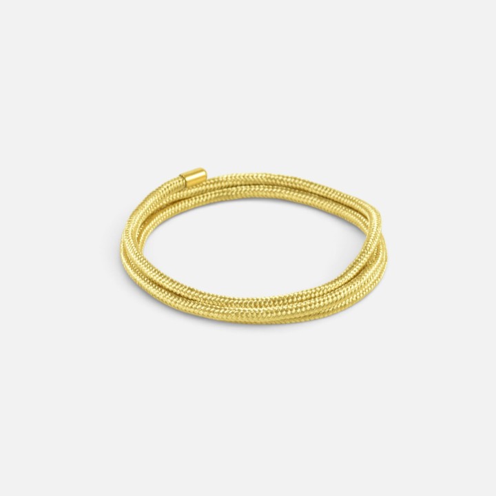 Bracelet Collier Souple Doré Aimanté Virginie | Brin de Cuivre