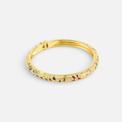 Bracelet Jonc Ouvrant Émail Multicolore Théa | Brin de Cuivre