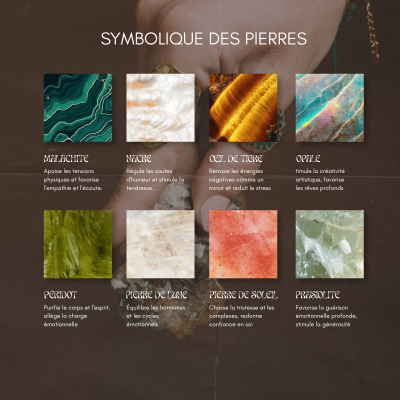 Boucles d'oreilles Orientales Thaïs Grenat & Acier Inoxydable
