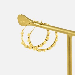 Boucles d'oreilles Hermine