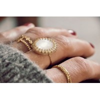 Bague Anneau Entrelacé En Acier Inoxydable – Argenté Brillant, Taille 52 (USA 7) – Idéal Pour Un Cadeau Ou Une Alliance
