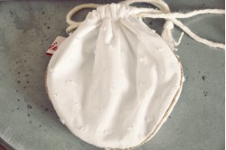 White jewellery bag