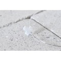 JONC FIN CROIX NACRE ACIER INOXYDABLE SILVER PETIT PRIX