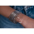 JONC FIN CROIX NACRE ACIER INOXYDABLE SILVER PETIT PRIX